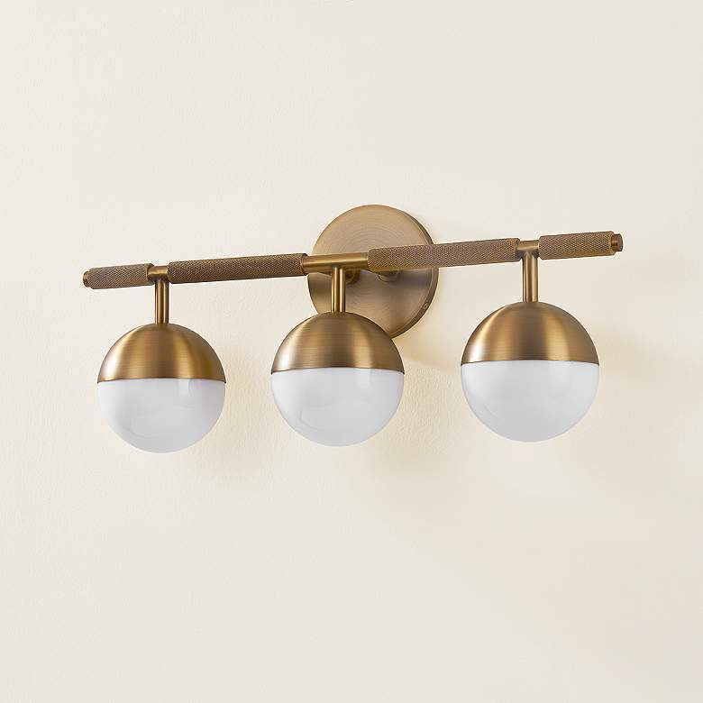 Image 4 Troy Lighting Enson 8.25' Bath and Vanity Patina Brass more views