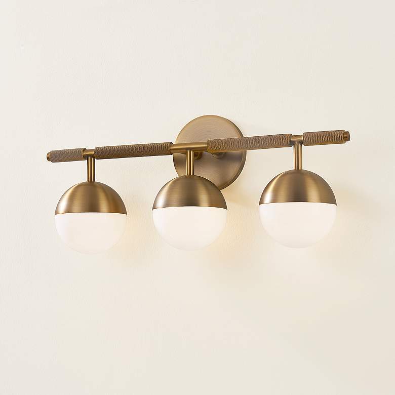Image 5 Troy Lighting Enson 8.25' Bath and Vanity Patina Brass more views