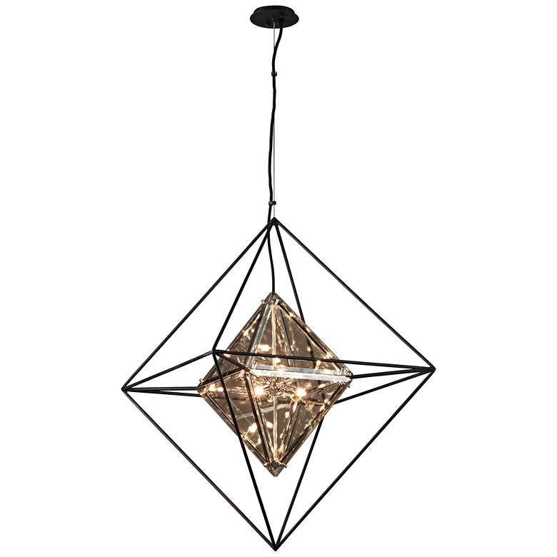 Troy Lighting Epic 24&quot; Wide Forged Iron Pendant Light more views