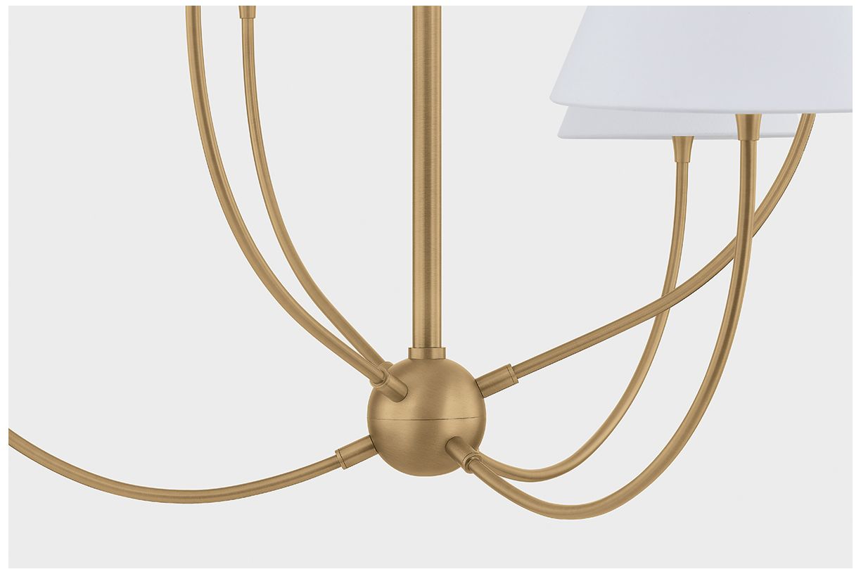 Image 3 Troy Lighting Evermore Chandelier Patina Brass more views