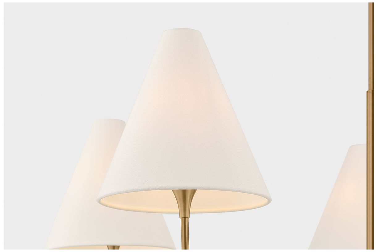 Image 5 Troy Lighting Evermore Chandelier Patina Brass more views