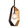 Troy Lighting Fahrenheit 8 1/4" Textured Black Modern LED Mini Pendant