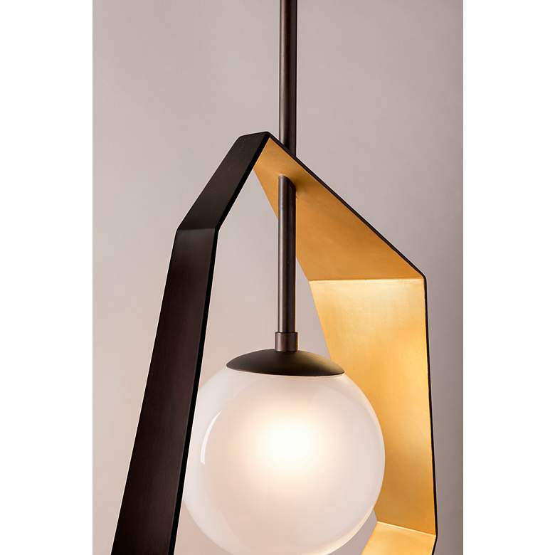 Image 5 Troy Lighting Fahrenheit 8 1/4" Textured Black Modern LED Mini Pendant more views