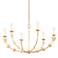 Troy Lighting Florian 40" Wide Gold and Leaf Candelabra Chandelier