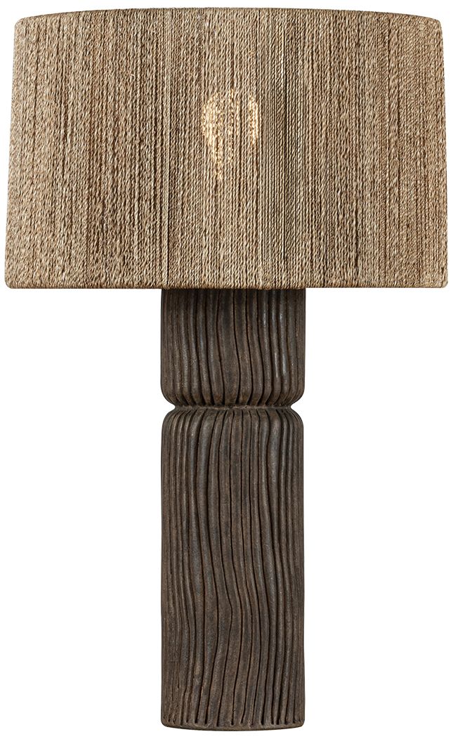 Image 2 Troy Lighting Folk Table Lamp Patina Brass