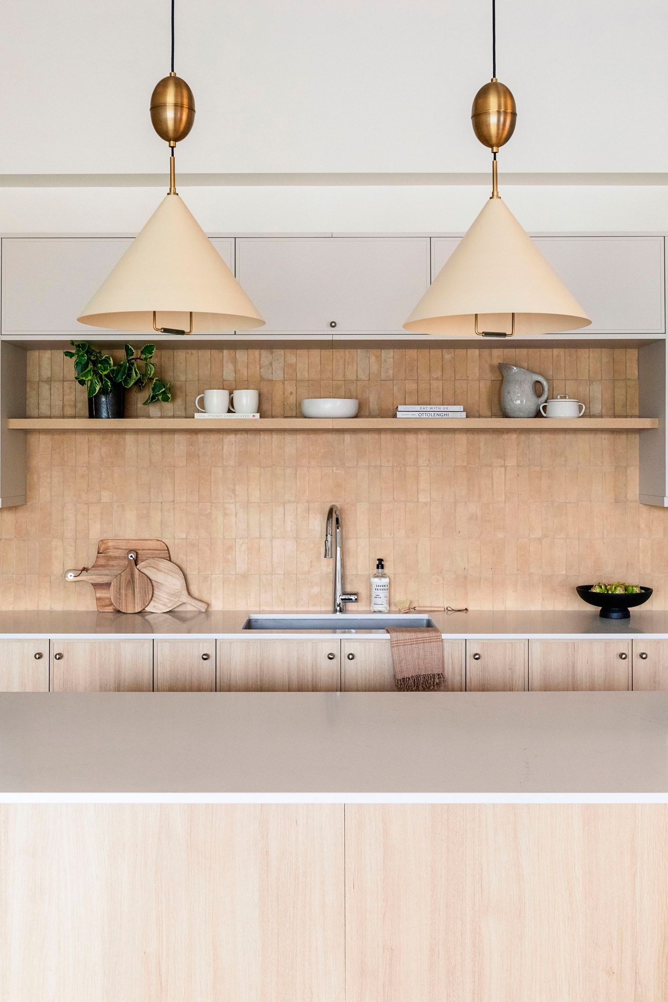 Image 7 Troy Lighting Fontana 18" Wide Patina Brass Modern Cone Pendant more views