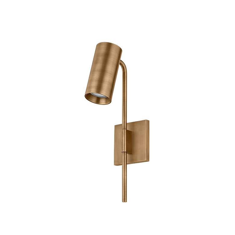 Image 1 Troy Lighting Gage 4.25 In 1 Lt Wall Sconce Patina Brass