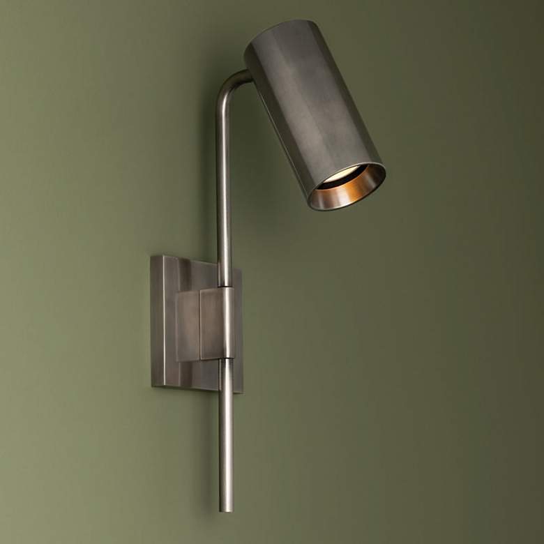 Image 1 Troy Lighting Gage 4.25 In 1 Lt Wall Sconce Vintage Pewter