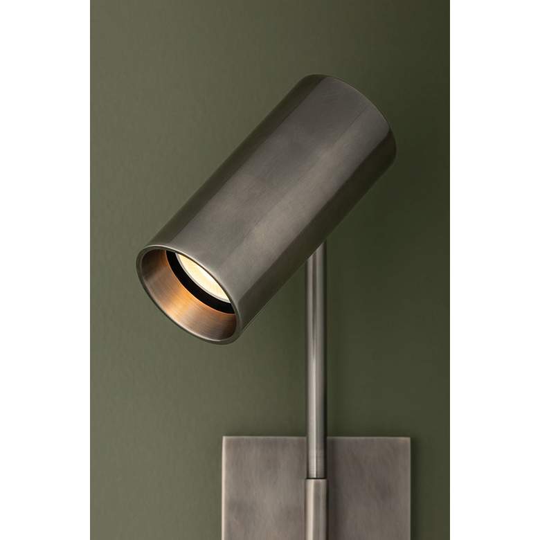 Image 3 Troy Lighting Gage 4.25 In 1 Lt Wall Sconce Vintage Pewter more views