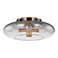 Troy Lighting Gunner 15 In 3 Lt Flush Mount Patina Brass
