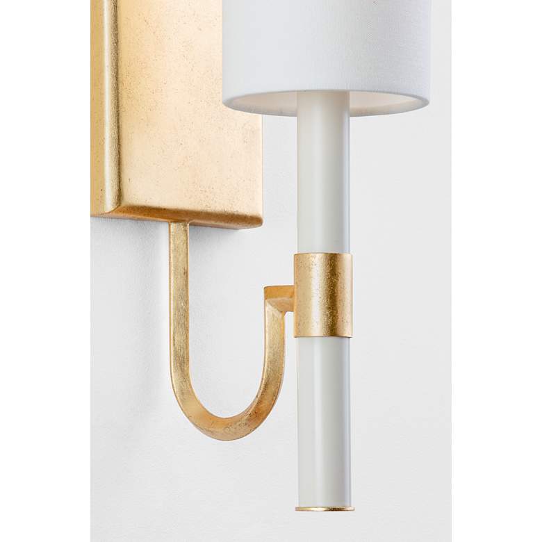 Image 2 Troy Lighting Gustine 13.75' Wall Sconce Vintage Gold Leaf more views