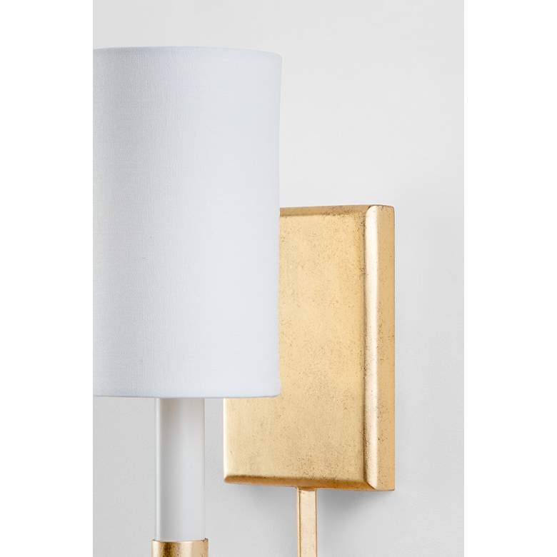 Image 4 Troy Lighting Gustine 13.75' Wall Sconce Vintage Gold Leaf more views