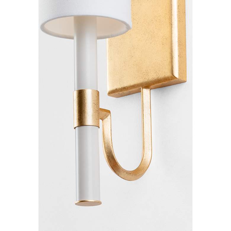 Image 5 Troy Lighting Gustine 13.75' Wall Sconce Vintage Gold Leaf more views