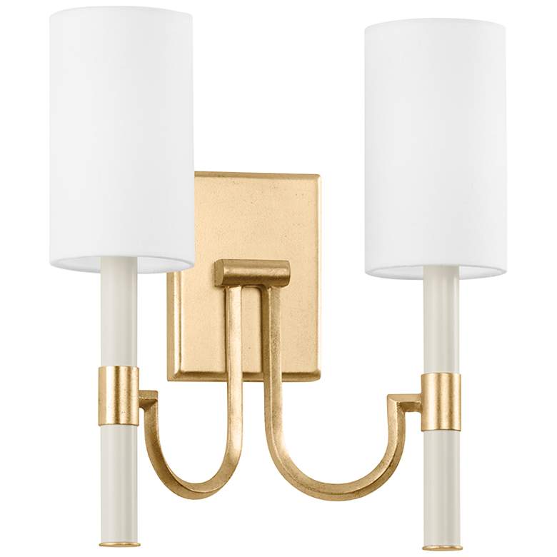 Image 1 Troy Lighting Gustine 14.25' Wall Sconce Vintage Gold Leaf