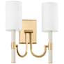 Troy Lighting Gustine 14.25' Wall Sconce Vintage Gold Leaf