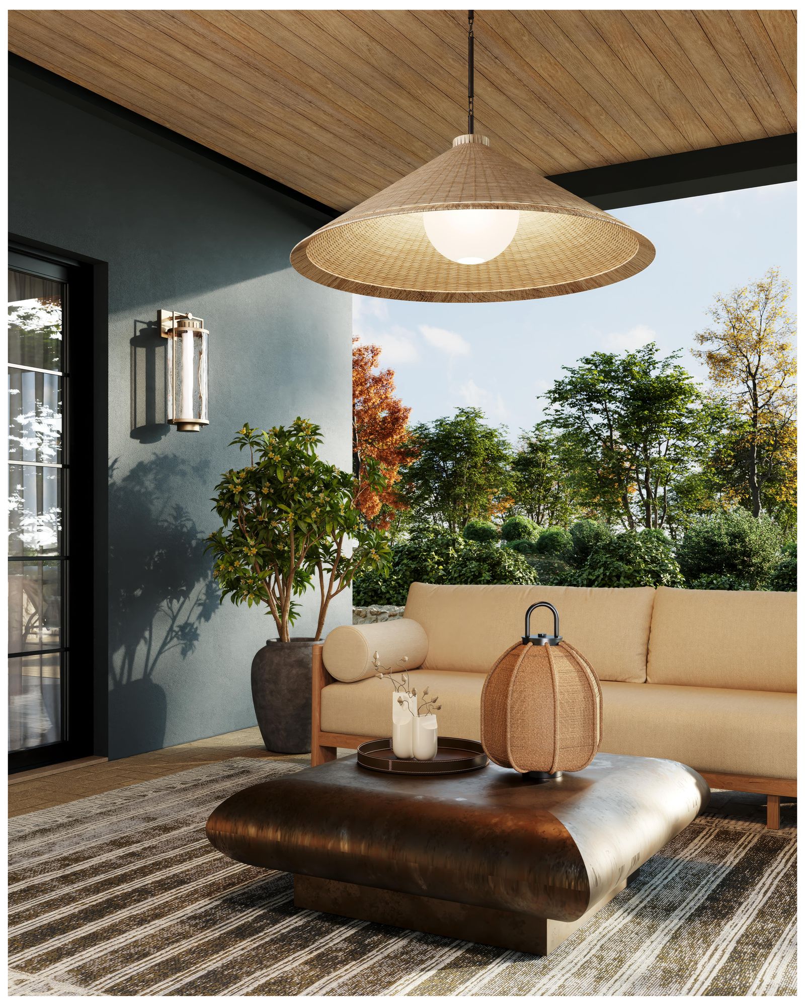 Image 4 Troy Lighting Haddock Wall Sconce Patina Brass more views