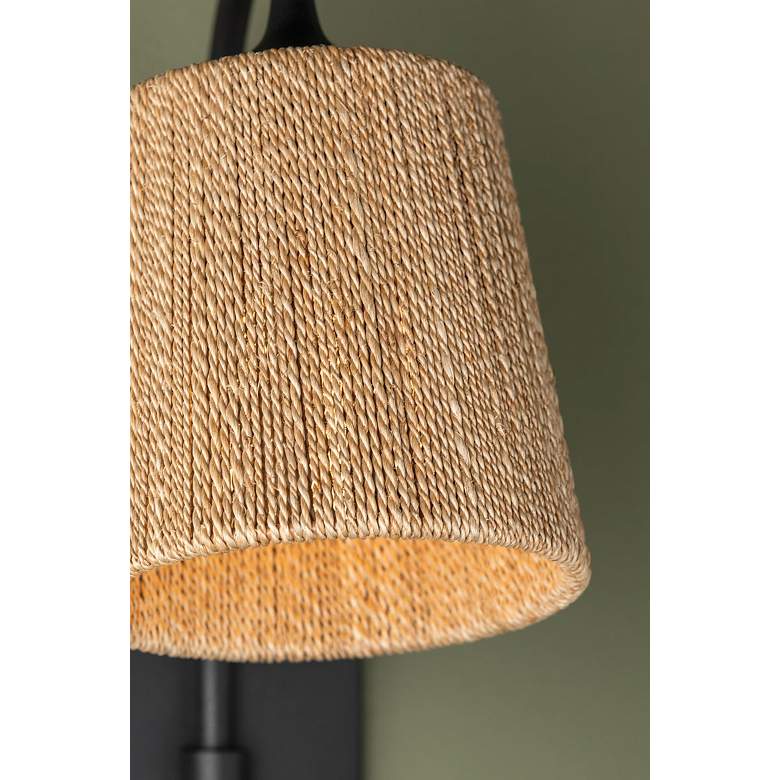 Image 4 Troy Lighting Harlyn 6.5 In 1 Lt Wall Sconce Textured Black more views