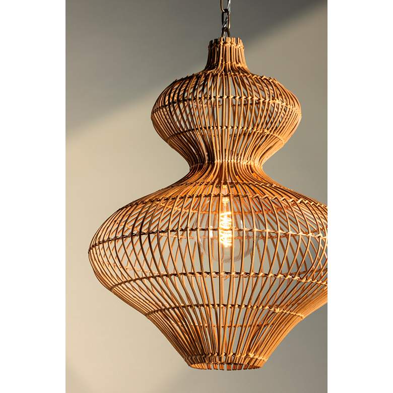 Image 3 Troy Lighting Irvine Pendant 20" in Patina Brass more views