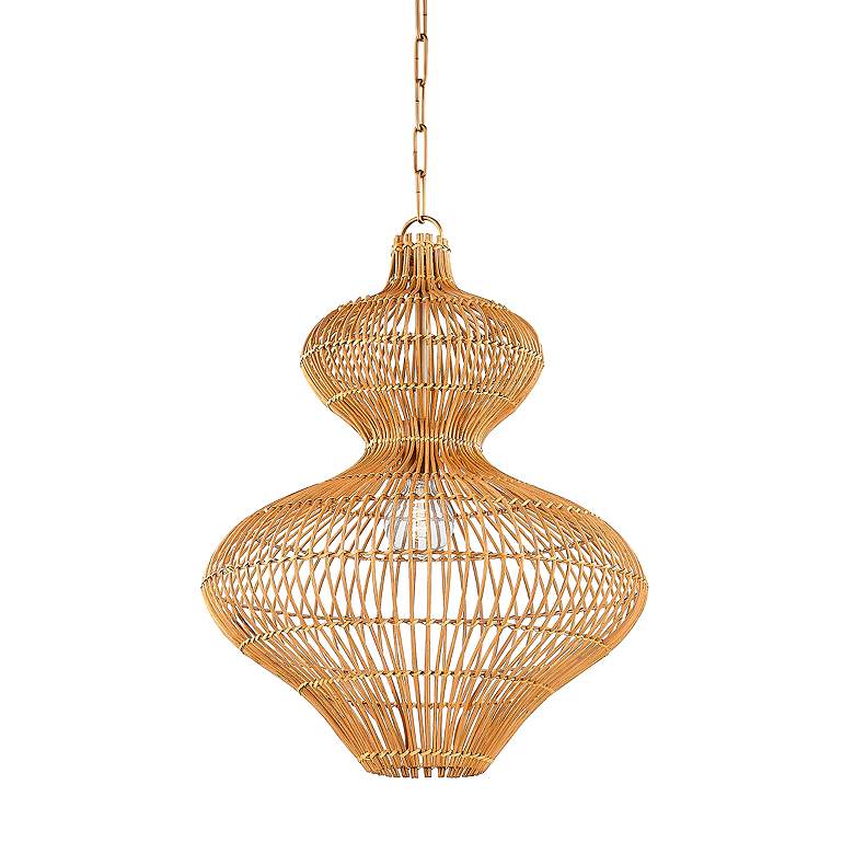 Image 7 Troy Lighting Irvine Pendant 20" in Patina Brass more views