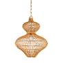 7_Troy Lighting Irvine Pendant 20" in Patina Brass more views
