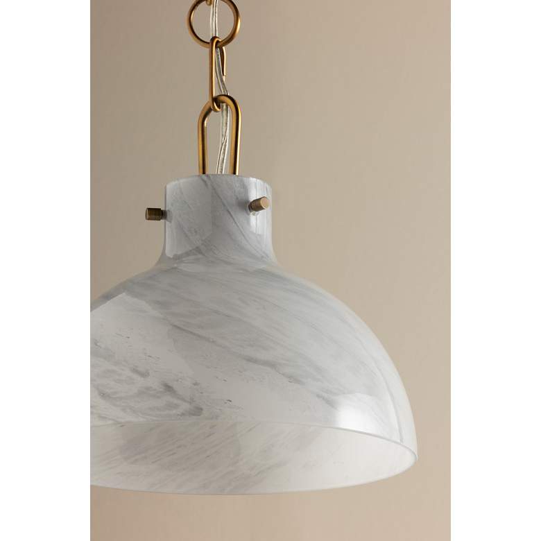 Image 2 Troy Lighting Joaquin Chandelier 41.75" in Patina Brass more views