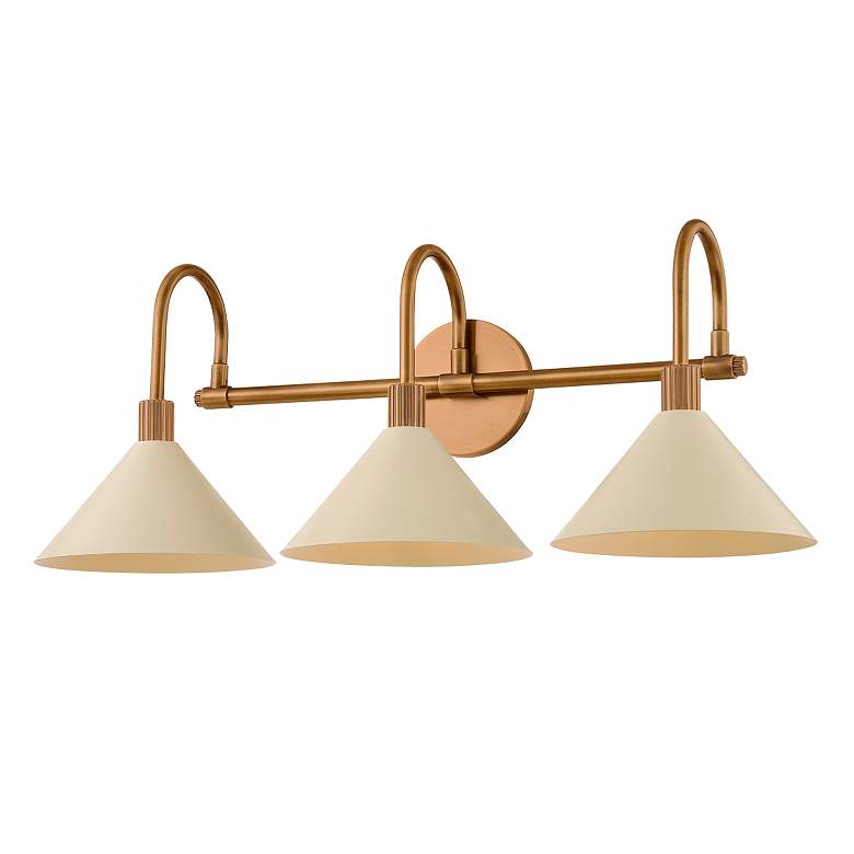 Image 1 Troy Lighting Jovani Bath and Vanity 25.5" in Patina Brass And Soft Sa