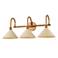 Troy Lighting Jovani Bath and Vanity 25.5" in Patina Brass And Soft Sa