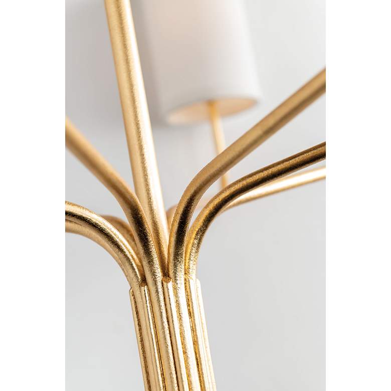 Image 4 Troy Lighting Juniper 28.5 in. Gold Leaf Chandelier more views