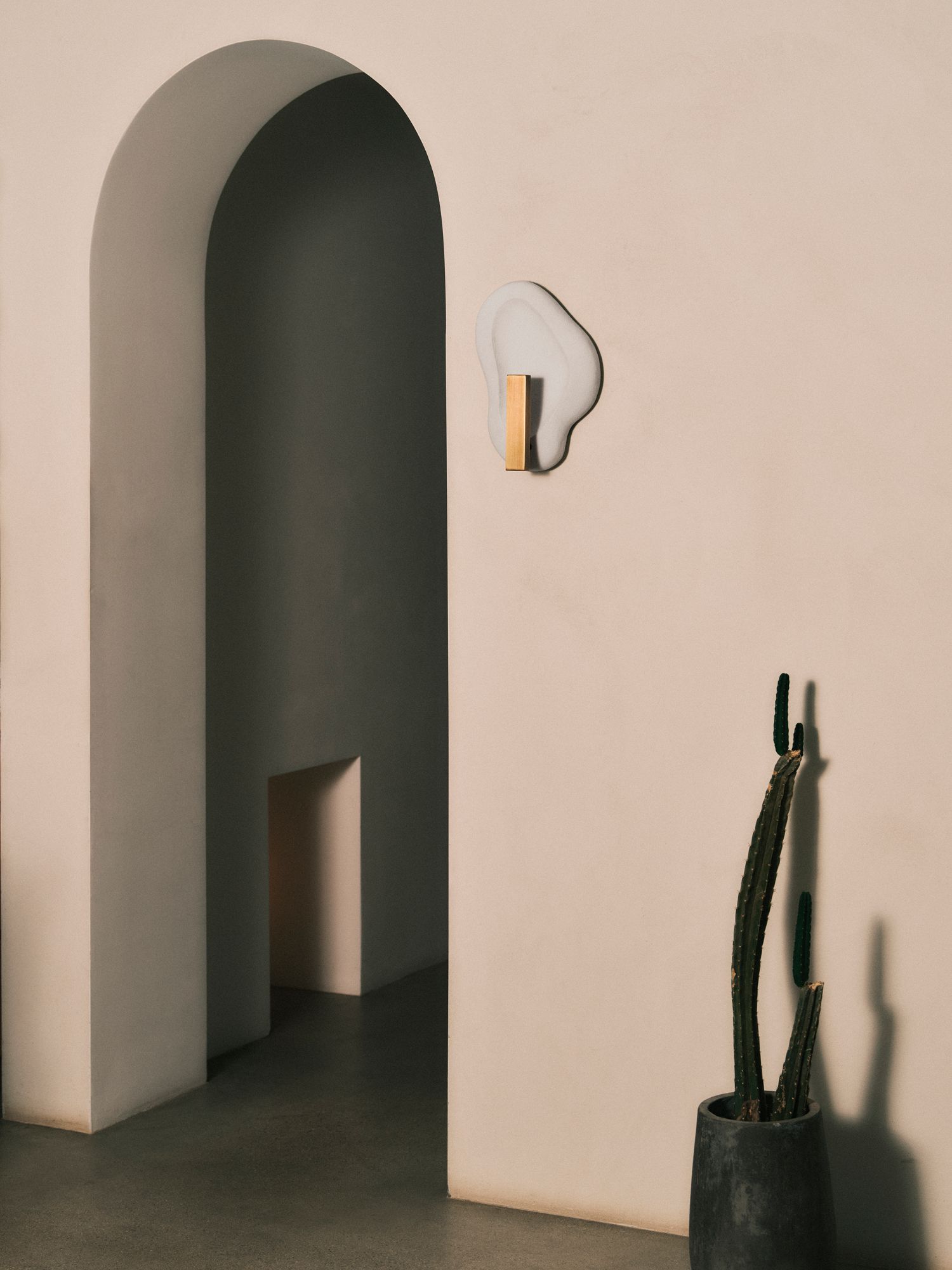 Image 4 Troy Lighting Jura Wall Sconce 10" in Patina Brass and Ceramic Rustic  more views