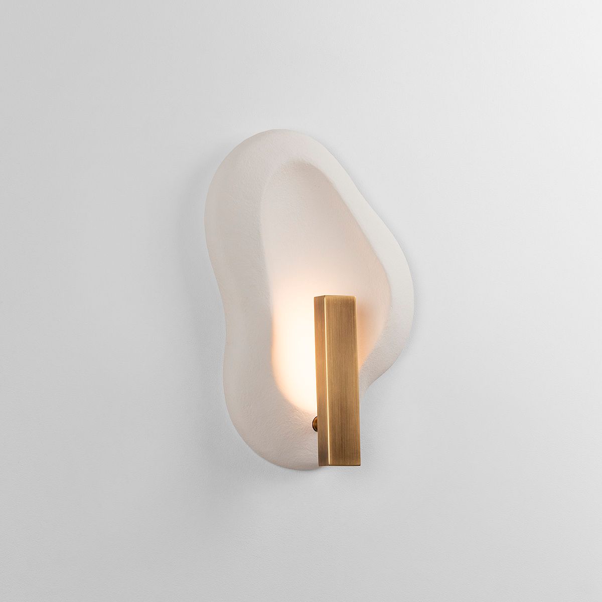 Image 5 Troy Lighting Jura Wall Sconce 10" in Patina Brass and Ceramic Rustic  more views