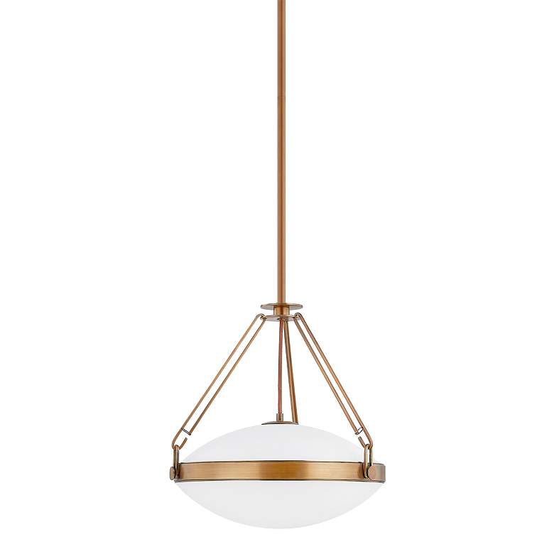 Image 2 Troy Lighting Kade Pendant 21.25" in Patina Brass more views