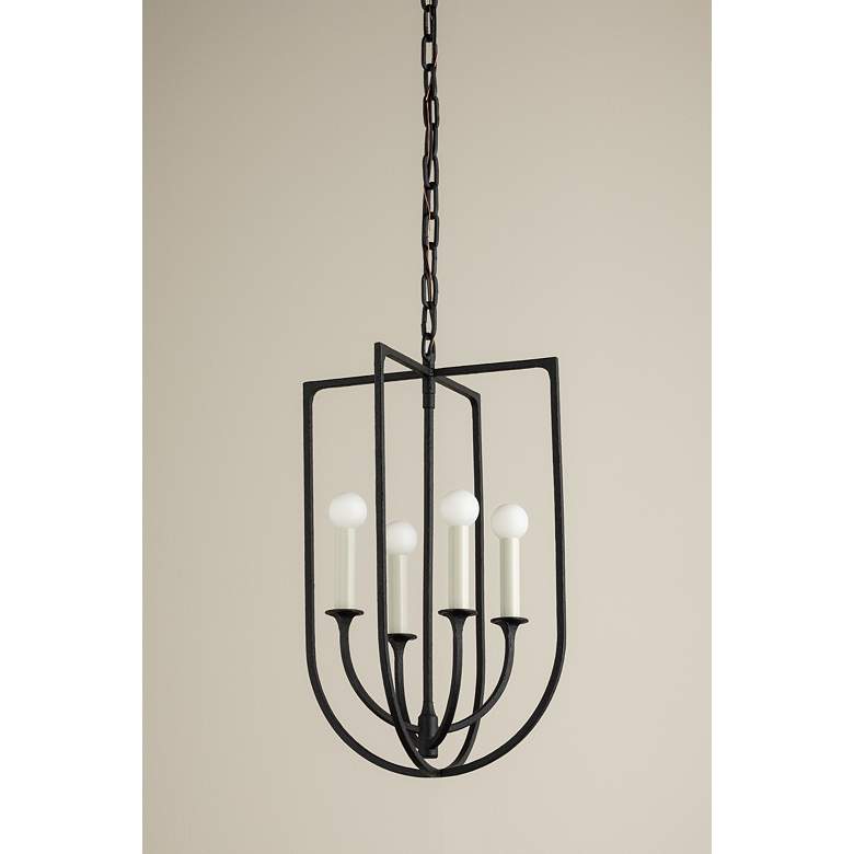Image 3 Troy Lighting Kael 14 In 4 Lt Lantern Black Iron more views