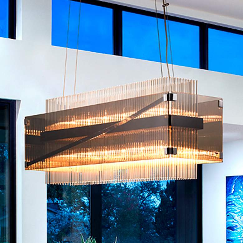 Image 1 Troy Lighting Kokoro 15" Wide Modern Bronze Pendant Light