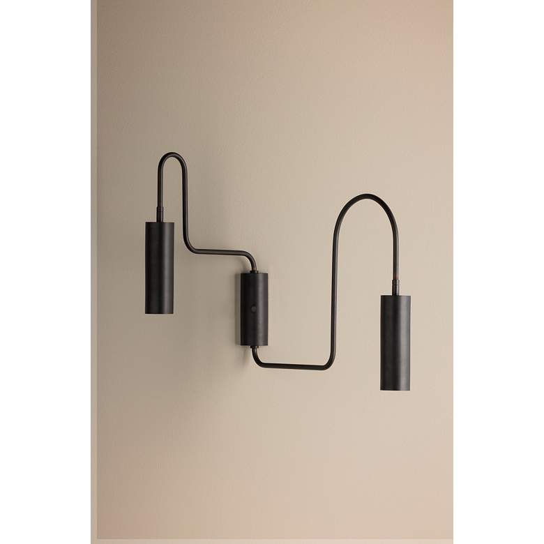Image 5 Troy Lighting Lark Wall Sconce 21" in Bronze more views