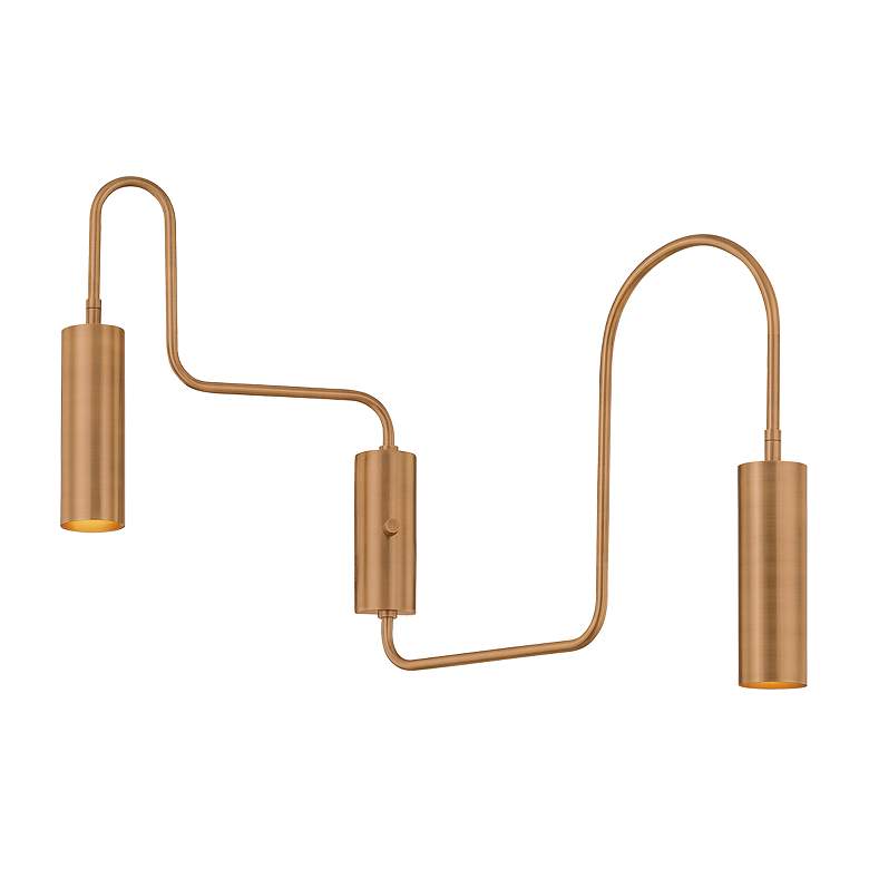 Image 3 Troy Lighting Lark Wall Sconce 21" in Patina Brass more views