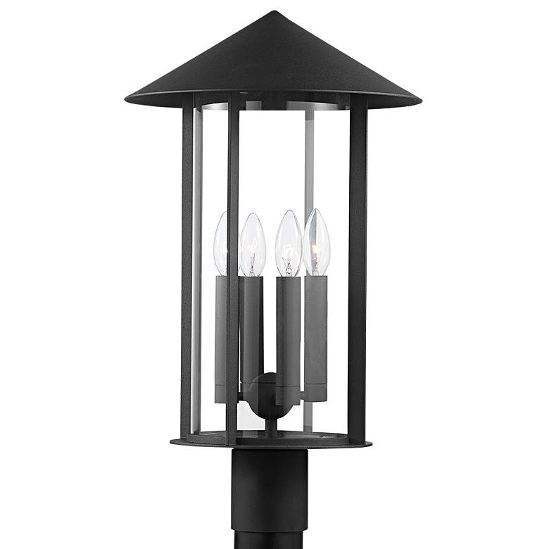 Image 4 Troy Lighting Long Beach 21 3/4 inch High Black Outdoor Post Light more views