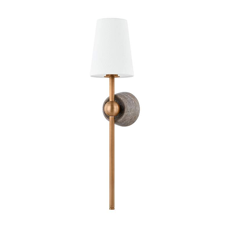 Image 1 Troy Lighting Los Vilos 6.5 In 1 Lt Wall Sconce Patina Brass