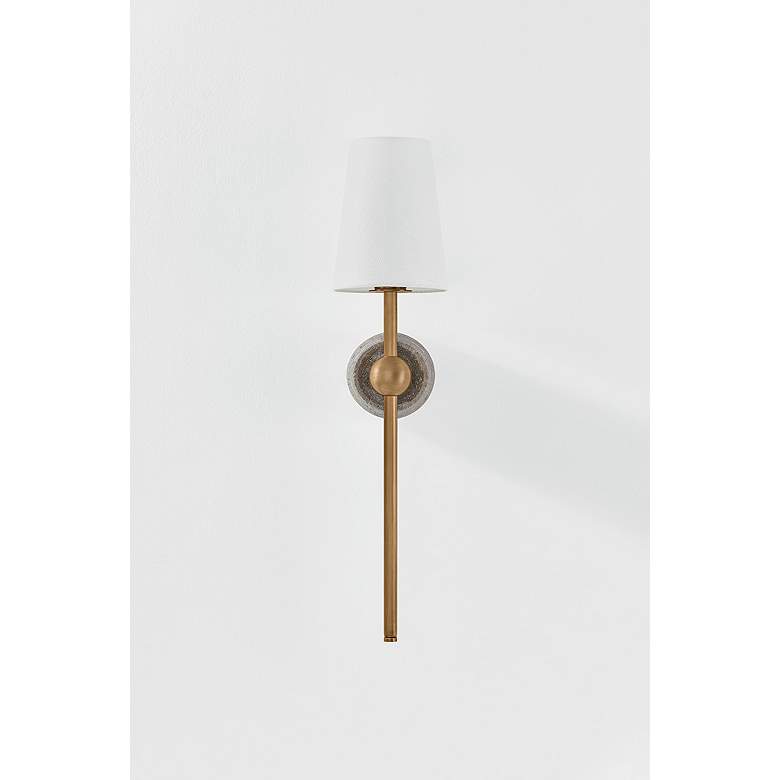 Image 2 Troy Lighting Los Vilos 6.5 In 1 Lt Wall Sconce Patina Brass more views