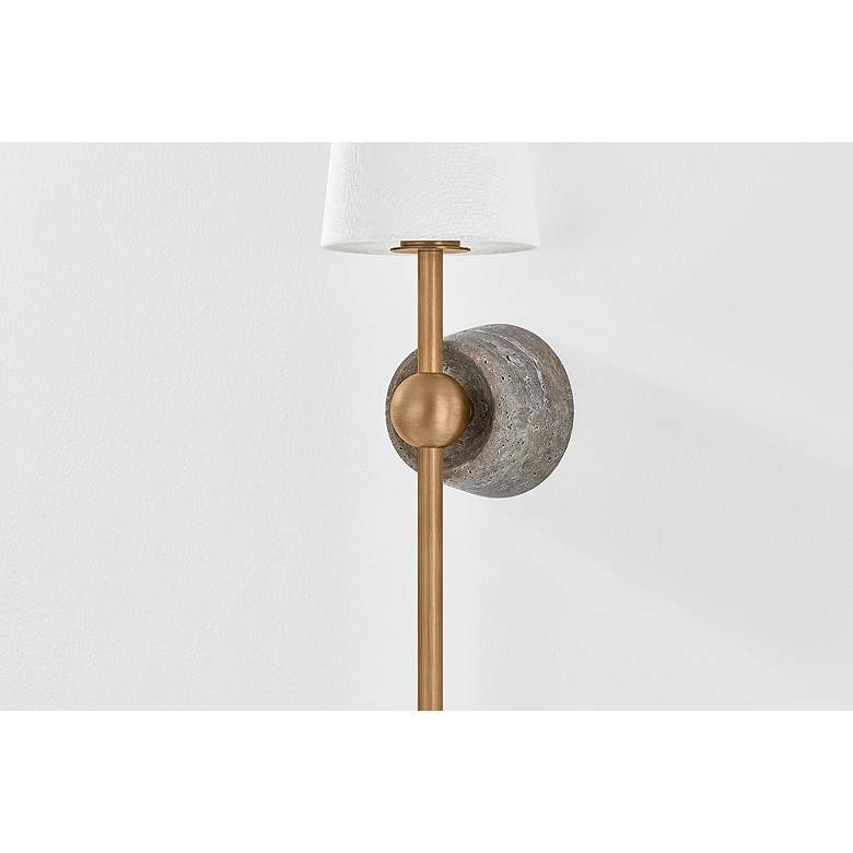 Image 3 Troy Lighting Los Vilos 6.5 In 1 Lt Wall Sconce Patina Brass more views
