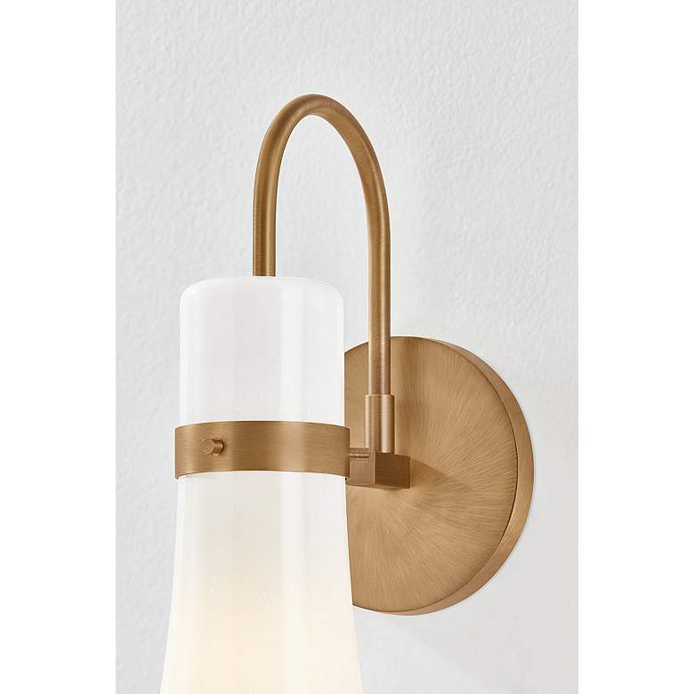 Image 3 Troy Lighting Maple 4.75 In 1 Lt Wall Sconce Patina Brass more views