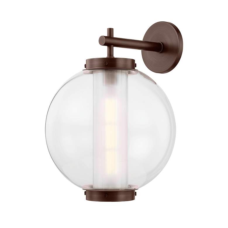 Image 2 Troy Lighting Marco Exterior Wall Sconce 13" in Bronze more views