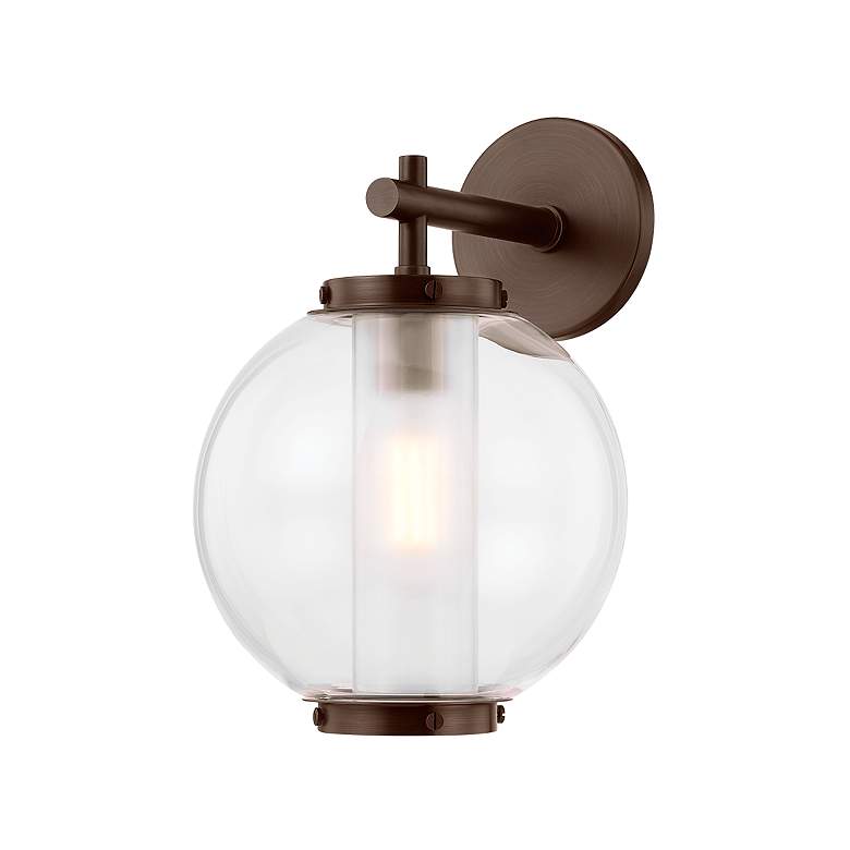 Image 2 Troy Lighting Marco Exterior Wall Sconce 9.5" in Bronze more views