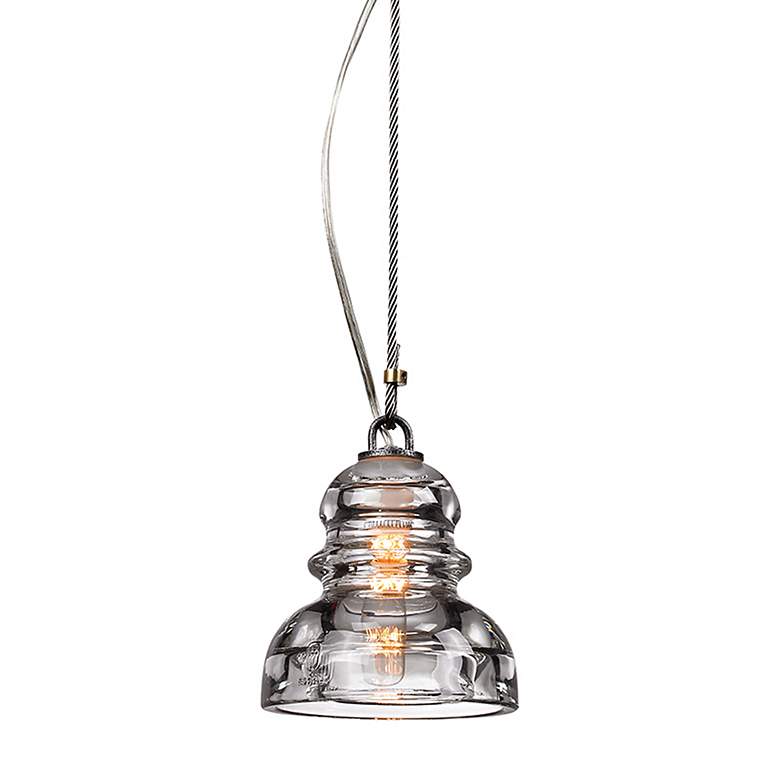 Image 1 Troy Lighting Menlo Park 10 Old Silver Pendant