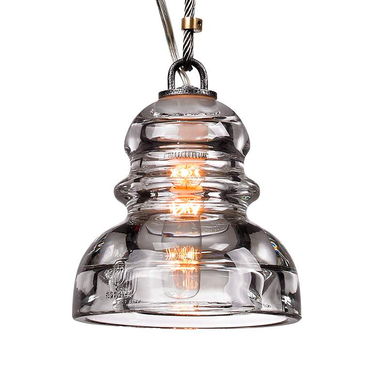 Image 2 Troy Lighting Menlo Park 10 Old Silver Pendant more views