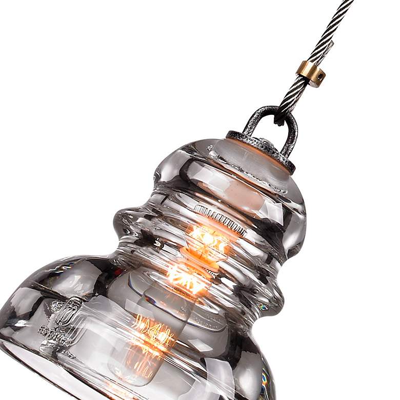 Image 3 Troy Lighting Menlo Park 10 Old Silver Pendant more views