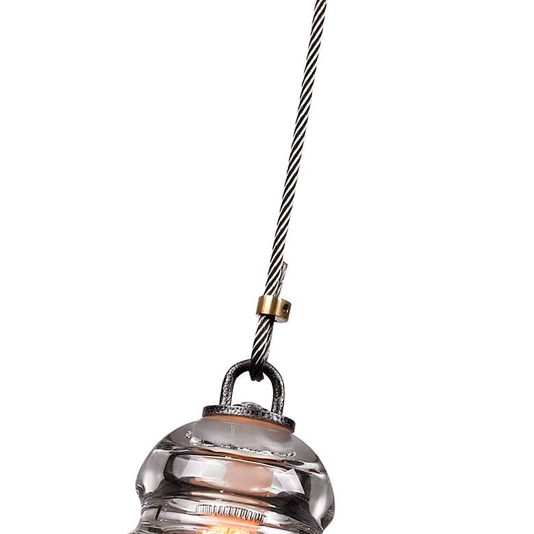 Image 4 Troy Lighting Menlo Park 10 Old Silver Pendant more views