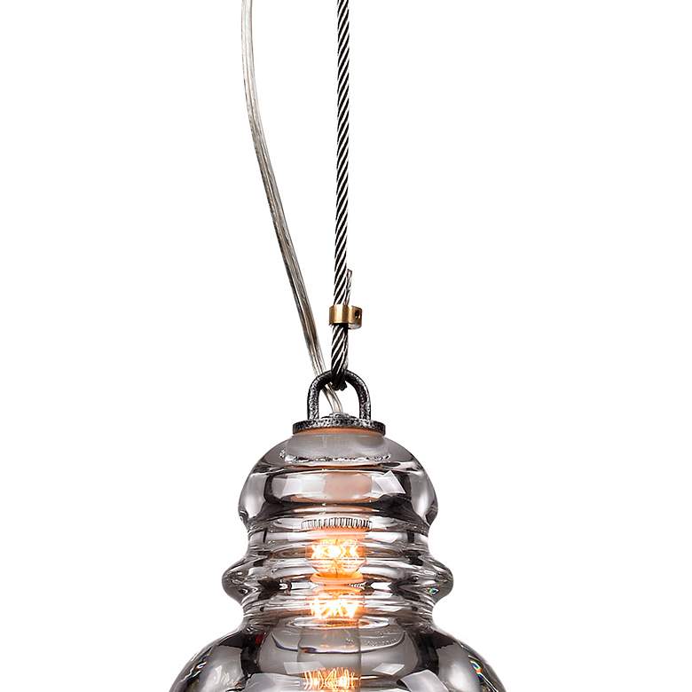 Image 5 Troy Lighting Menlo Park 10 Old Silver Pendant more views