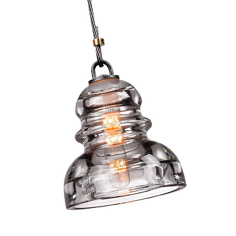 Image 6 Troy Lighting Menlo Park 10 Old Silver Pendant more views