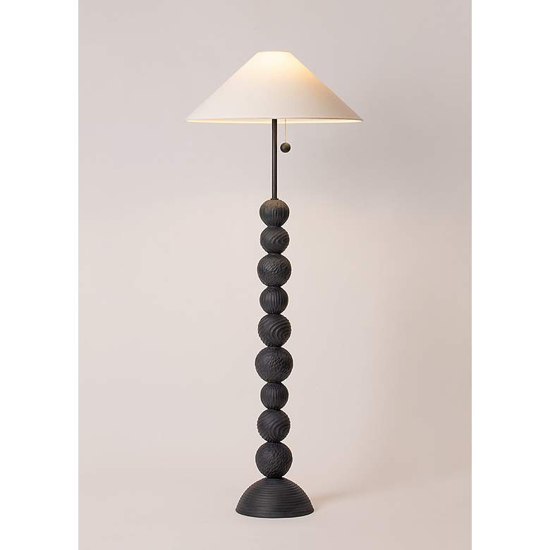 Image 1 Troy Lighting Miela 64" High Stacked Ball Floor Lamp