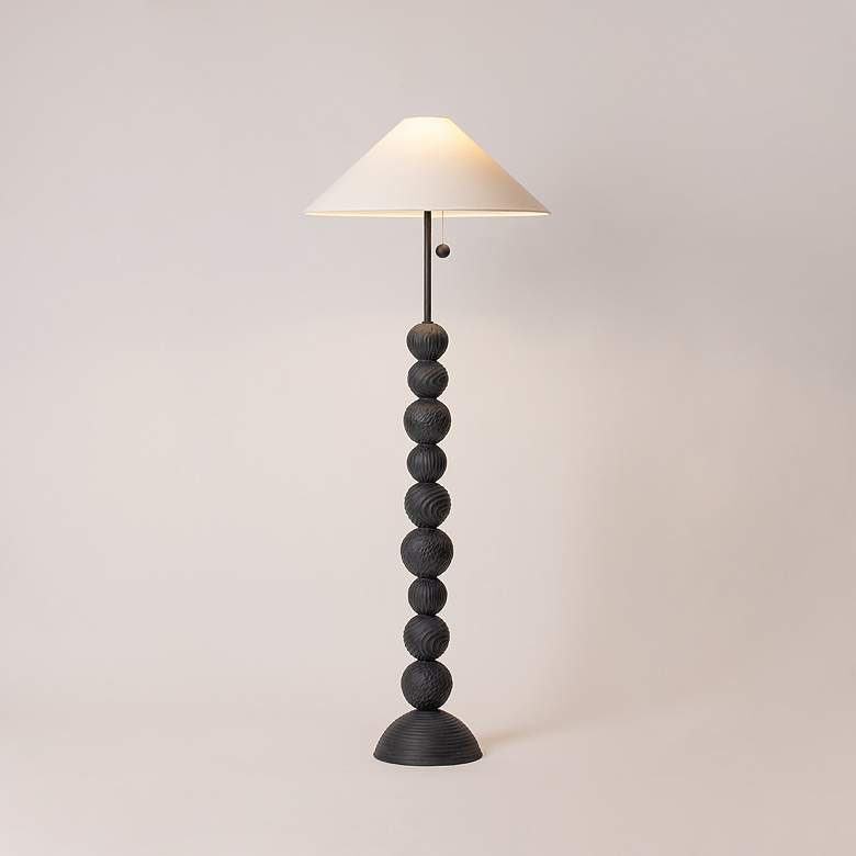 Image 3 Troy Lighting Miela 64" High Stacked Ball Floor Lamp more views